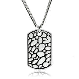 High polished (no plating) Stainless Steel Necklace with No Stone
