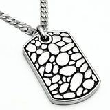 High polished (no plating) Stainless Steel Necklace with No Stone