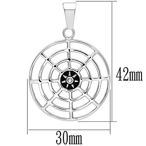 High polished (no plating) Stainless Steel Necklace with No Stone