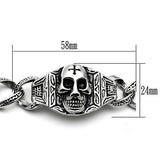 High polished (no plating) Stainless Steel Bracelet with No Stone