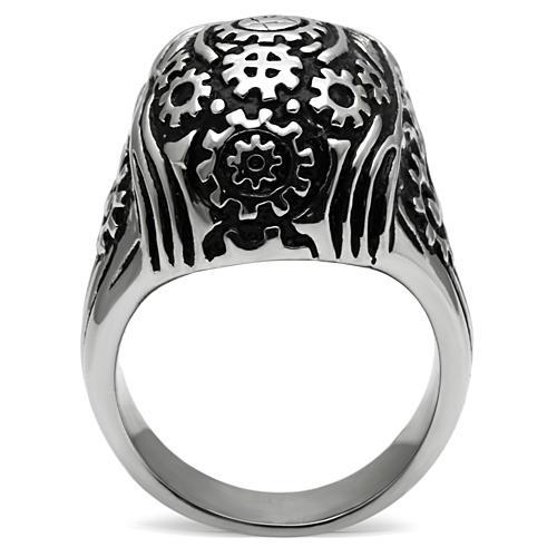 High polished (no plating) Stainless Steel Ring with No Stone