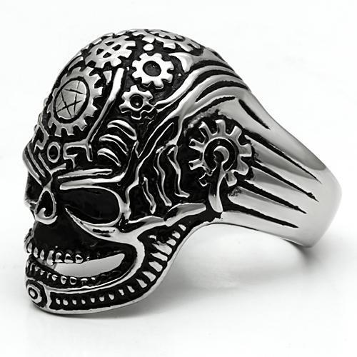 High polished (no plating) Stainless Steel Ring with No Stone