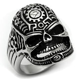 High polished (no plating) Stainless Steel Ring with No Stone