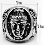 High polished (no plating) Stainless Steel Ring with No Stone