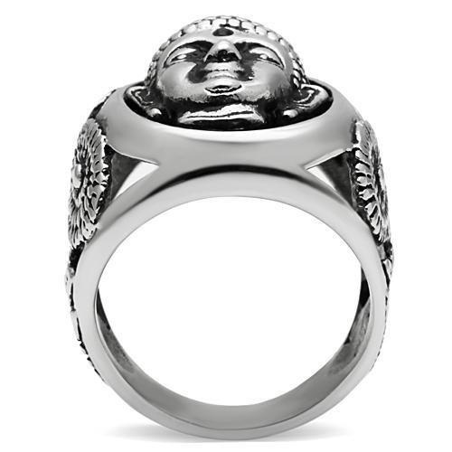High polished (no plating) Stainless Steel Ring with No Stone