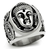 High polished (no plating) Stainless Steel Ring with No Stone