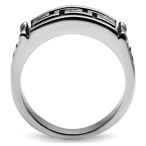 High polished (no plating) Stainless Steel Ring with No Stone