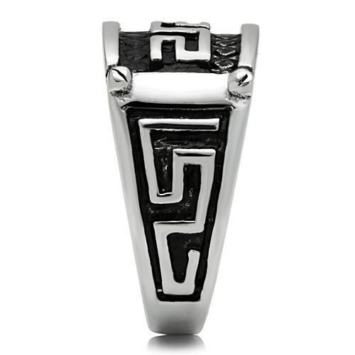 High polished (no plating) Stainless Steel Ring with No Stone