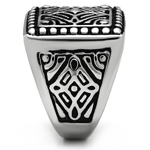 High polished (no plating) Stainless Steel Ring with No Stone