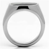 High polished (no plating) Stainless Steel Ring with Epoxy  in Multi Color