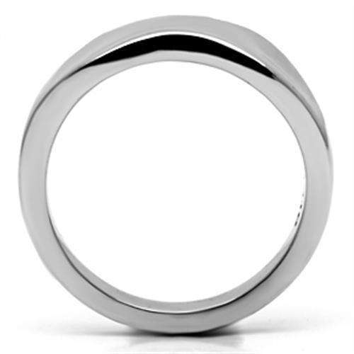 High polished (no plating) Stainless Steel Ring with No Stone