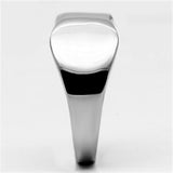 High polished (no plating) Stainless Steel Ring with No Stone