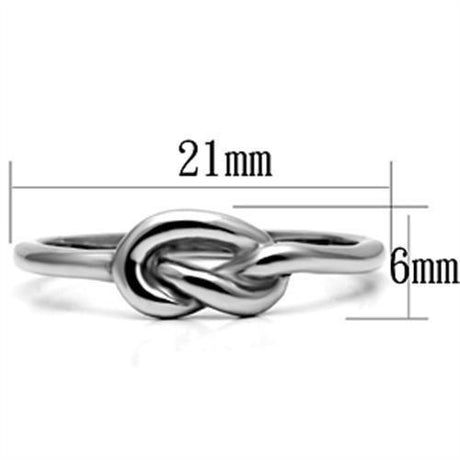 High polished (no plating) Stainless Steel Ring with No Stone