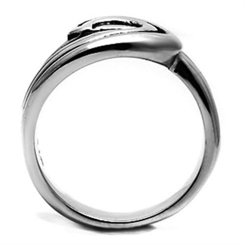 High polished (no plating) Stainless Steel Ring with No Stone