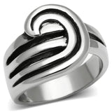 High polished (no plating) Stainless Steel Ring with No Stone