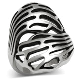 High polished (no plating) Stainless Steel Ring with No Stone