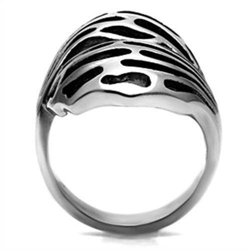 High polished (no plating) Stainless Steel Ring with No Stone