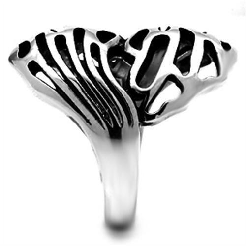 High polished (no plating) Stainless Steel Ring with No Stone
