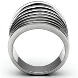 High polished (no plating) Stainless Steel Ring with No Stone