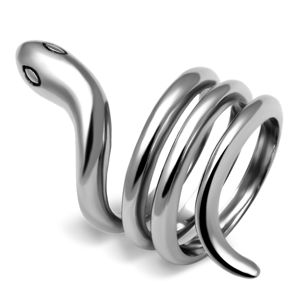 High polished (no plating) Stainless Steel Ring with No Stone
