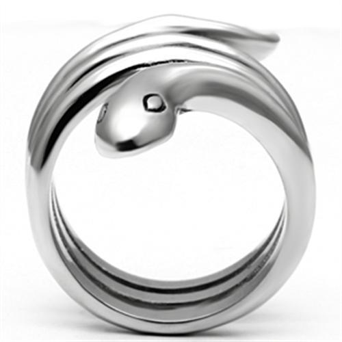 High polished (no plating) Stainless Steel Ring with No Stone