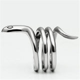 High polished (no plating) Stainless Steel Ring with No Stone
