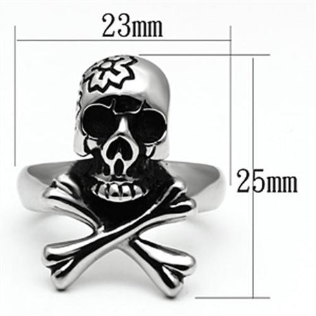 High polished (no plating) Stainless Steel Ring with No Stone