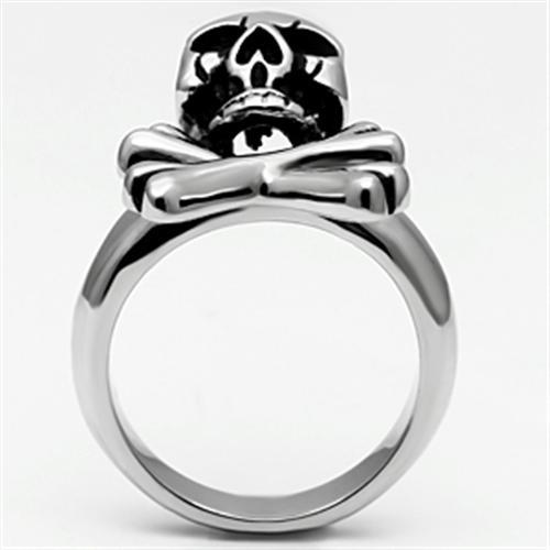 High polished (no plating) Stainless Steel Ring with No Stone