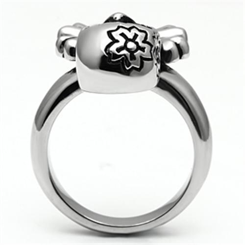 High polished (no plating) Stainless Steel Ring with No Stone