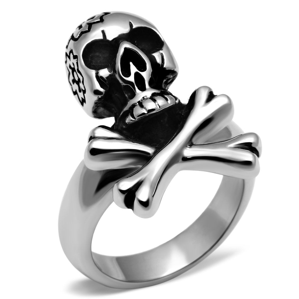 High polished (no plating) Stainless Steel Ring with No Stone