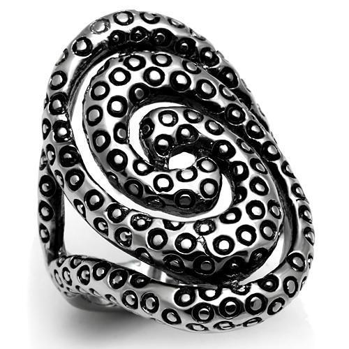 High polished (no plating) Stainless Steel Ring with No Stone