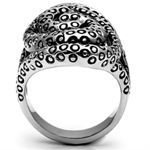 High polished (no plating) Stainless Steel Ring with No Stone