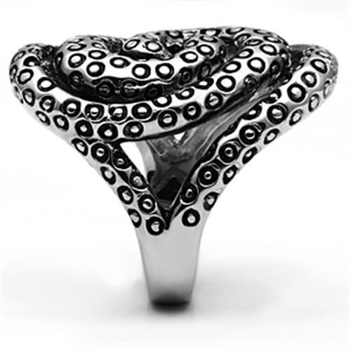 High polished (no plating) Stainless Steel Ring with No Stone