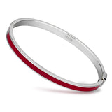 High polished (no plating) Stainless Steel Bangle with Epoxy  in Siam