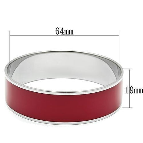 High polished (no plating) Stainless Steel Bangle with Epoxy  in Siam