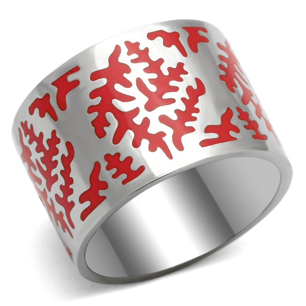 High polished (no plating) Stainless Steel Ring with Epoxy  in Siam