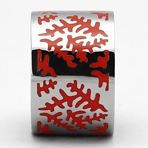 High polished (no plating) Stainless Steel Ring with Epoxy  in Siam