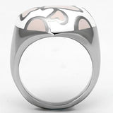 High polished (no plating) Stainless Steel Ring with Epoxy  in Multi Color