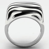 High polished (no plating) Stainless Steel Ring with Epoxy  in Multi Color