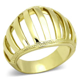 IP Gold(Ion Plating) Stainless Steel Ring with No Stone