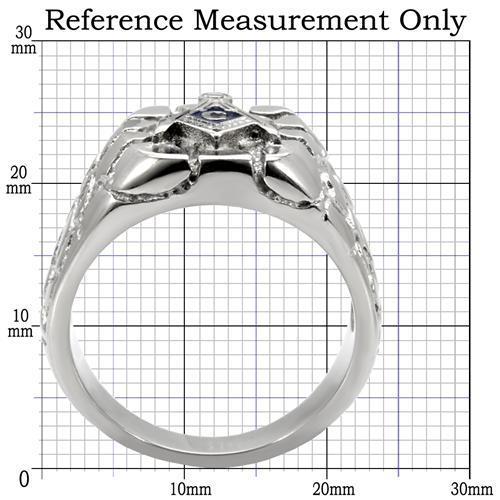 High polished (no plating) Stainless Steel Ring with No Stone