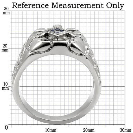 High polished (no plating) Stainless Steel Ring with No Stone