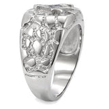 High polished (no plating) Stainless Steel Ring with No Stone