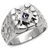 High polished (no plating) Stainless Steel Ring with No Stone