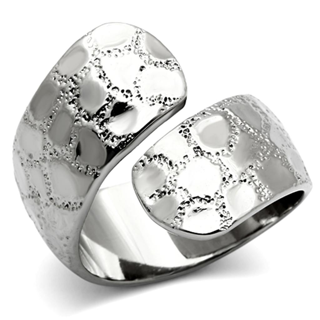 High polished (no plating) Stainless Steel Ring with No Stone