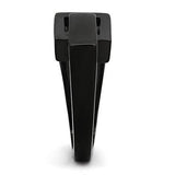 IP Black(Ion Plating) Stainless Steel Ring with No Stone