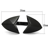 IP Black(Ion Plating) Stainless Steel Ring with No Stone