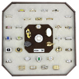 001-SIZE9 - Assorted Brass Ring with Assorted  in Assorted