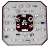 004-SIZE6 - Assorted Brass Ring with Assorted  in Assorted