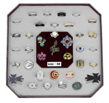004-SIZE8 - Assorted Brass Ring with Assorted  in Assorted